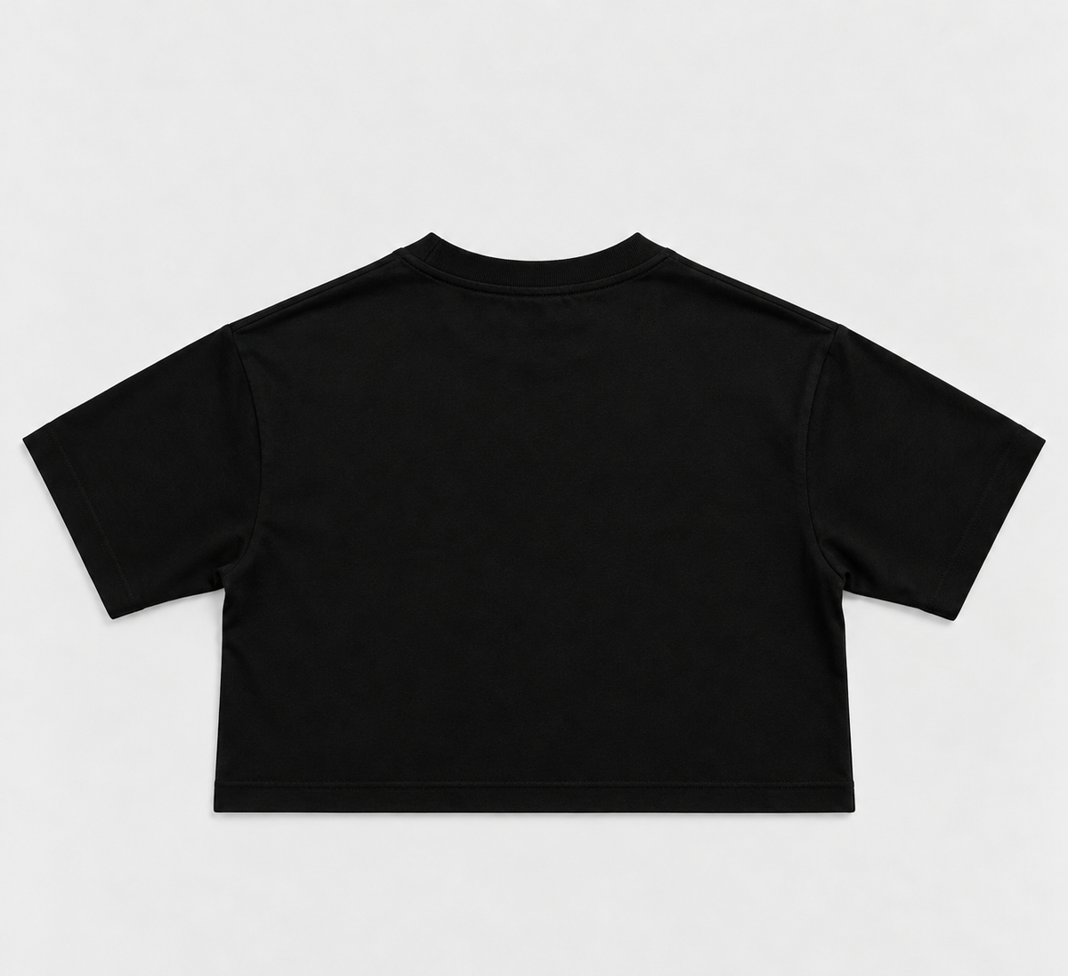 Nairobae Black Crop - Top White Ink