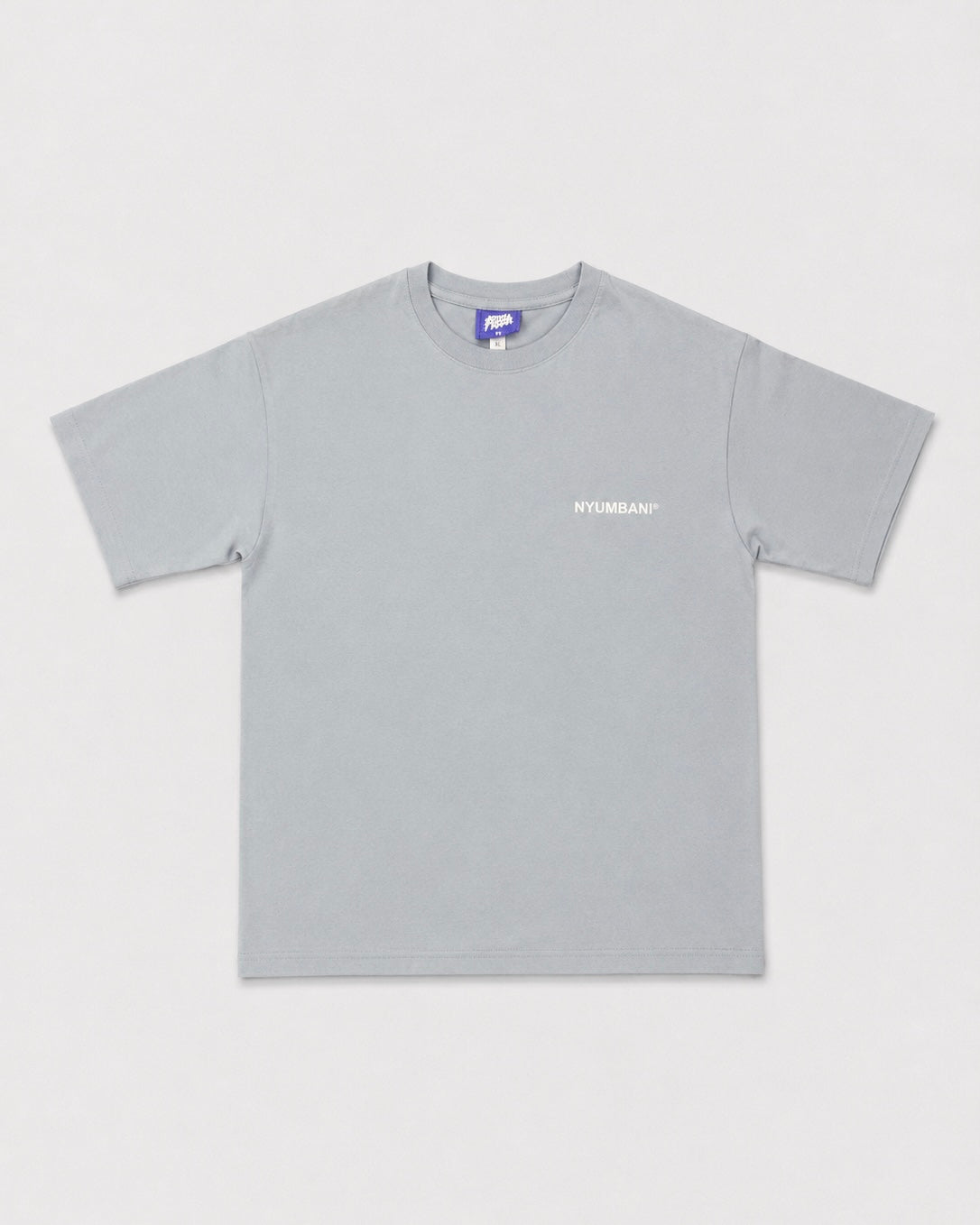 Nyumbani Sky Blue T-Shirt with White Ink