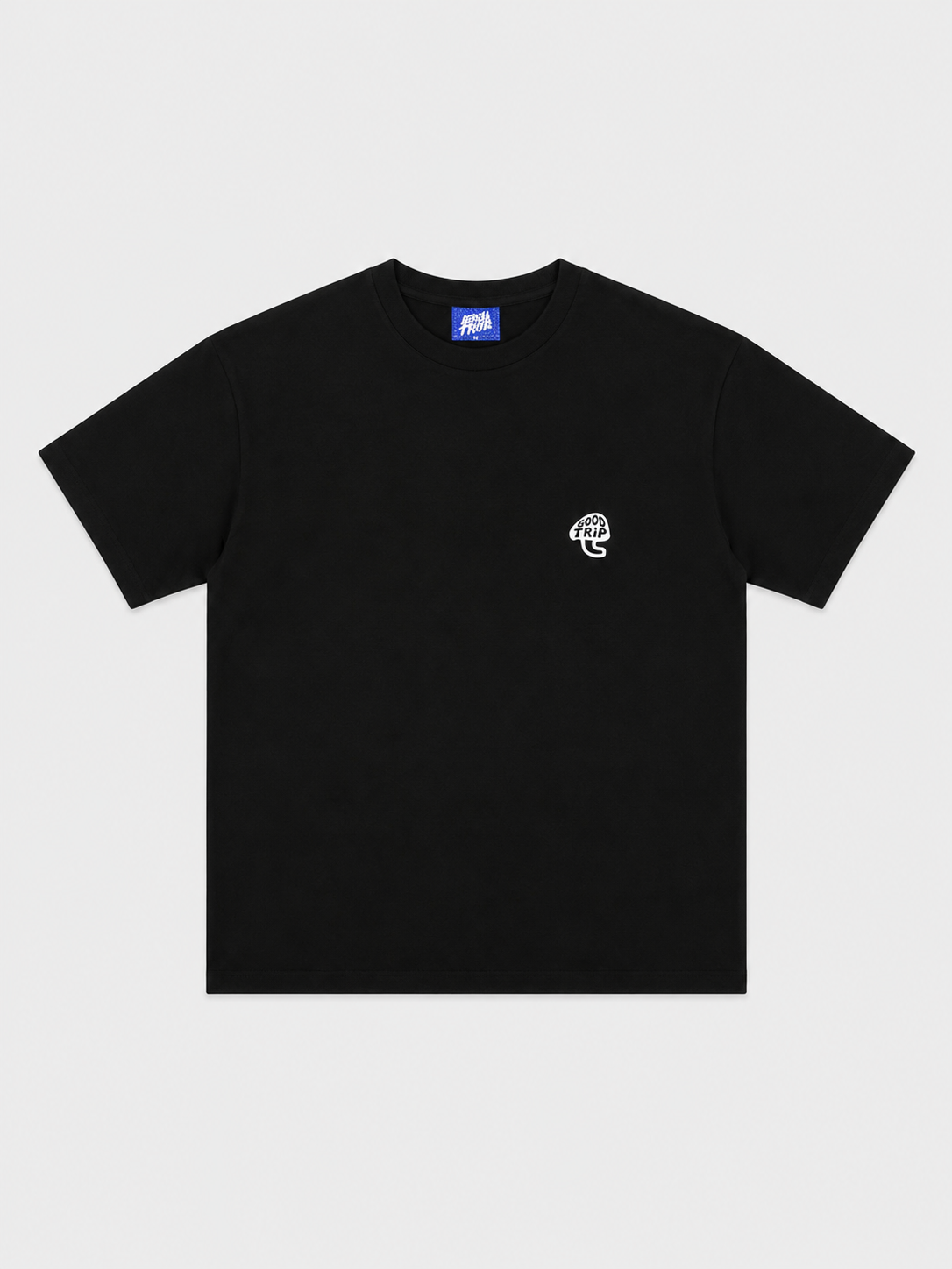 Good Trip Coffee Black T-Shirt with White Ink