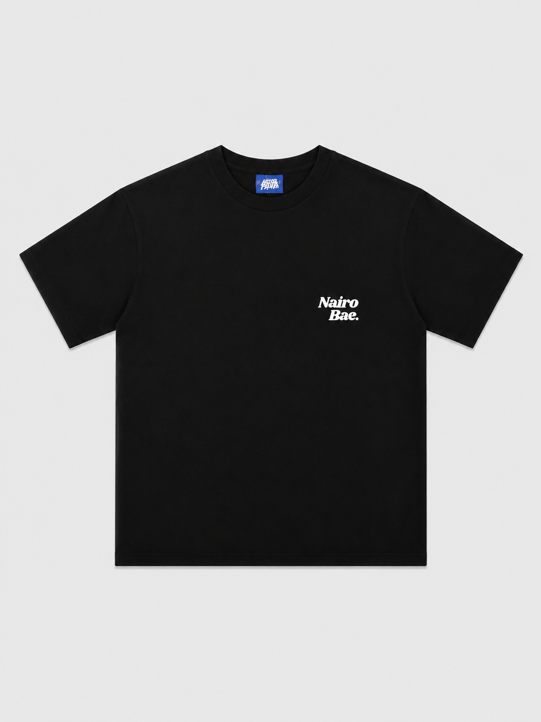 Nairobae Black T - Shirt White ink