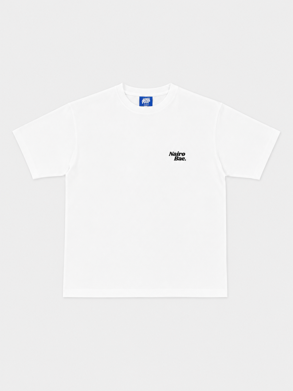 Nairobae White T-Shirt Black Ink