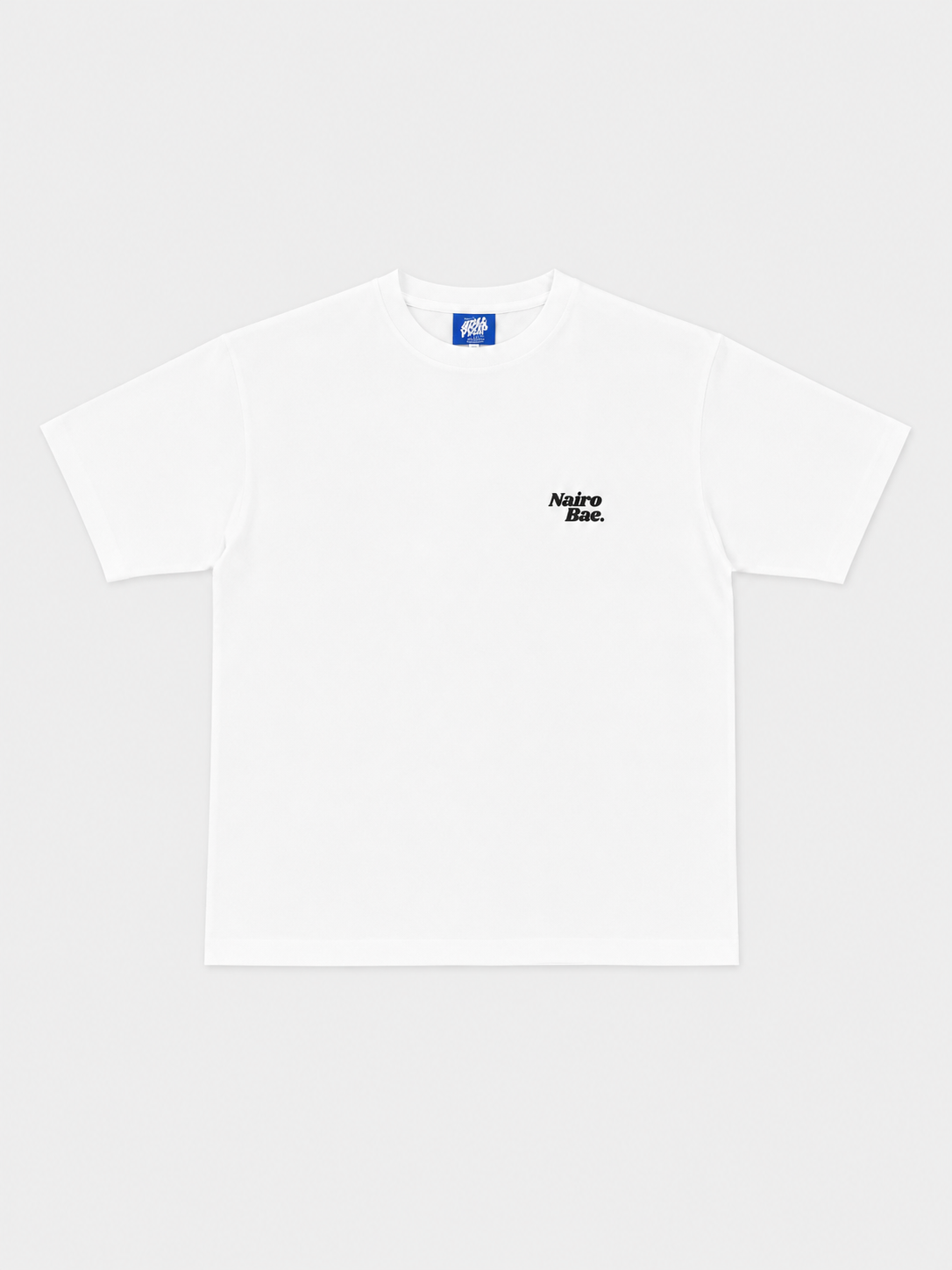 Nairobae White T-Shirt Black Ink