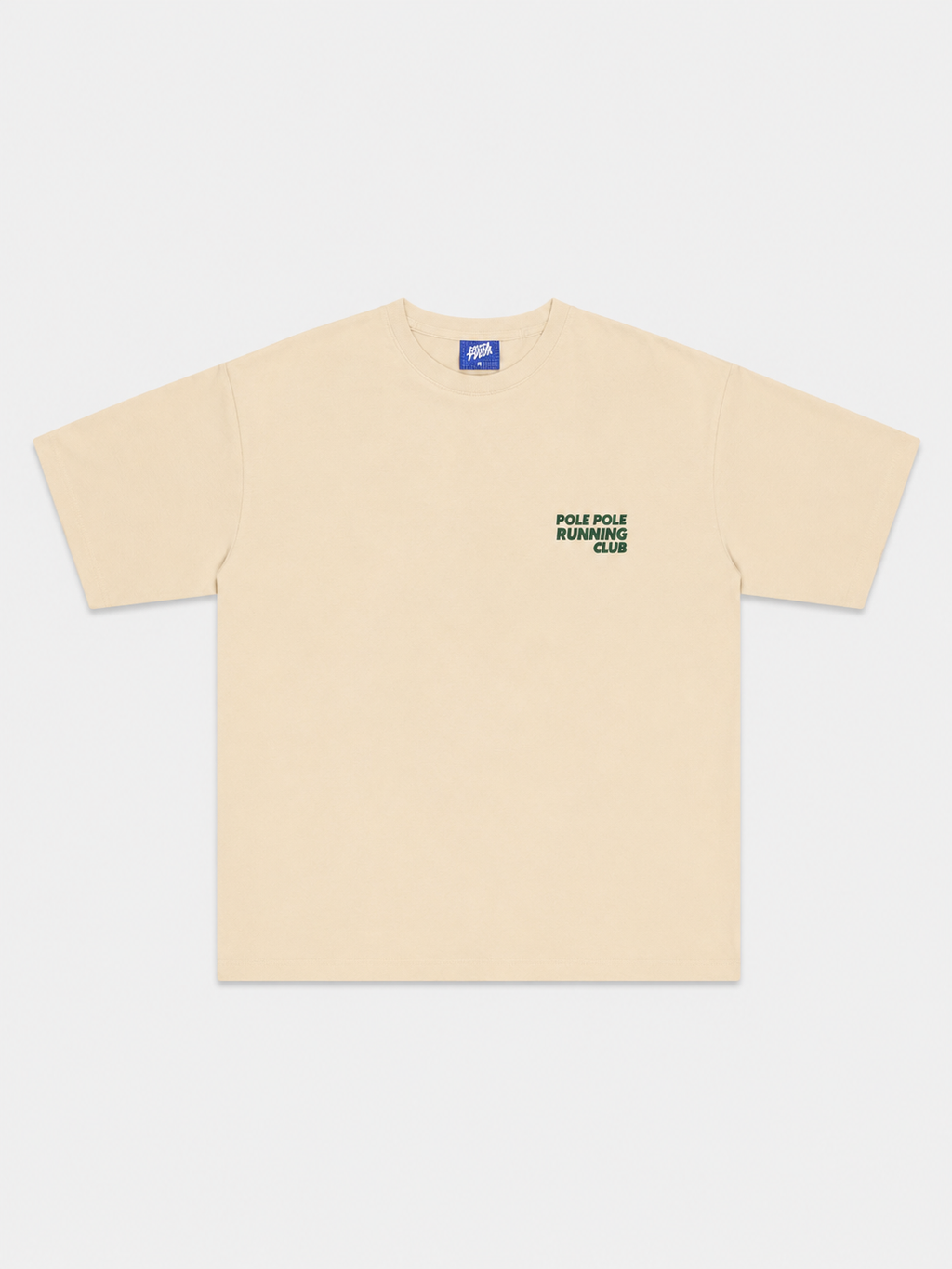 Pole Pole Running Club Beige T- Shirt
