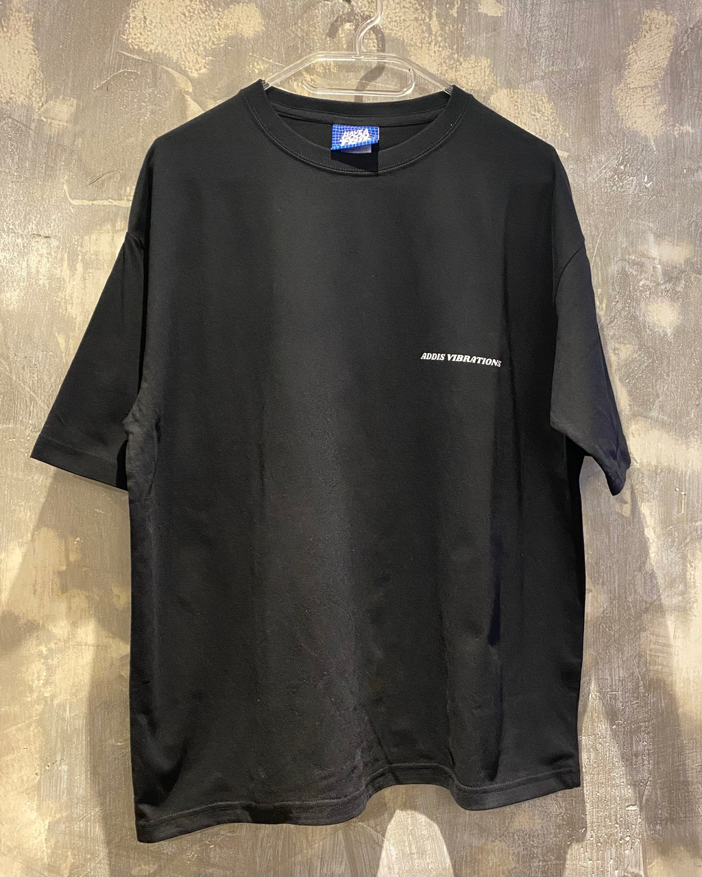 Addis Vibrations Black T-Shirt with White Ink