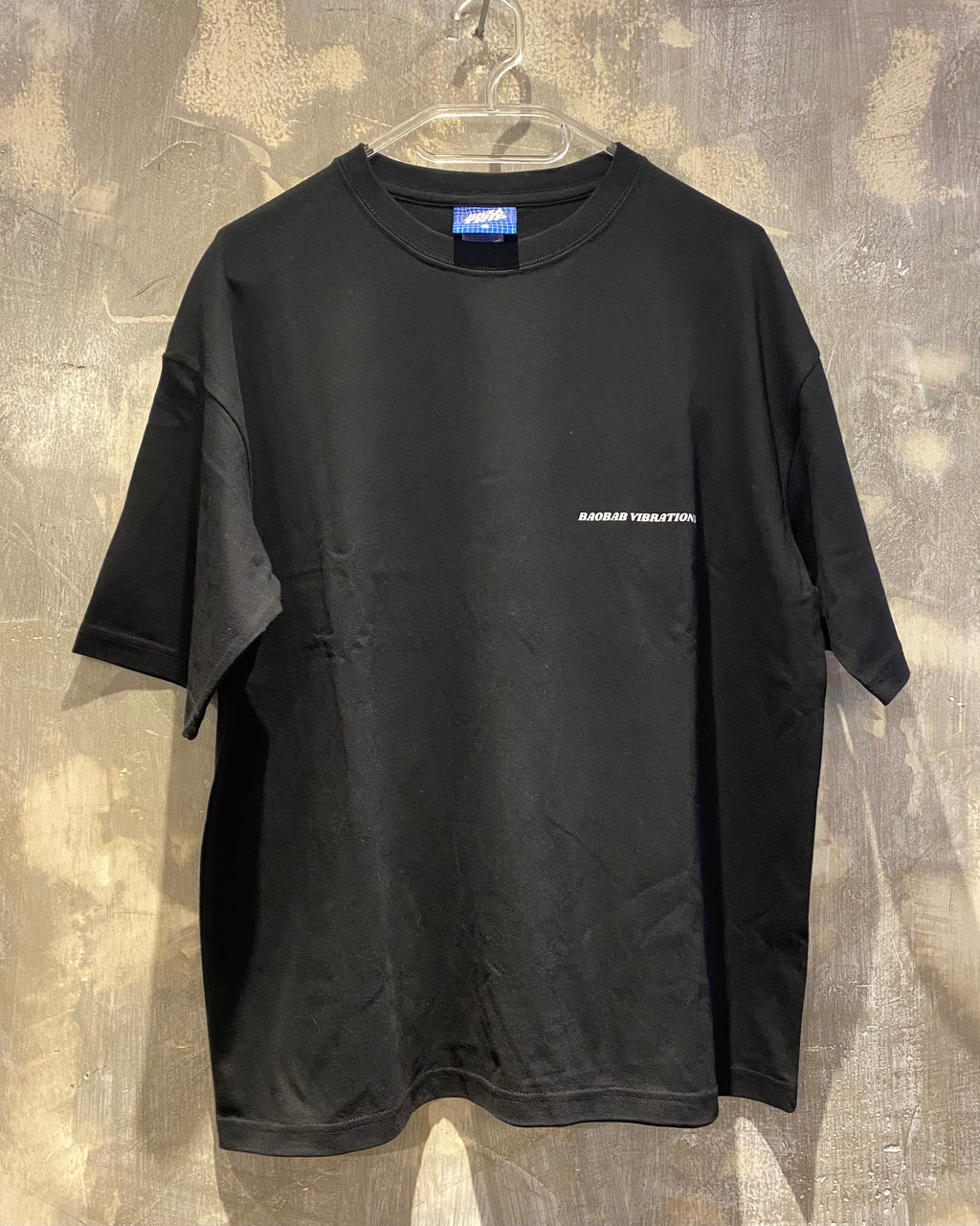 Baobab Vibrations Black T-Shirt with White Ink