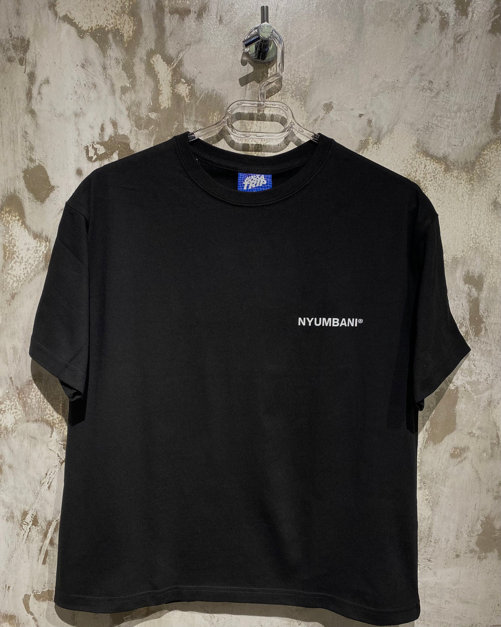 Nyumbani Black T-Shirt with White Ink