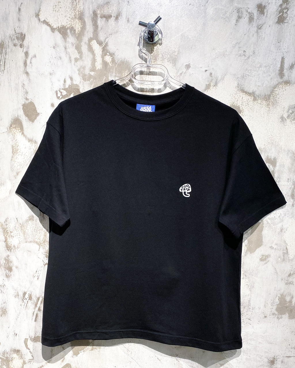 Good Trip Coffee Black T-Shirt with White Ink