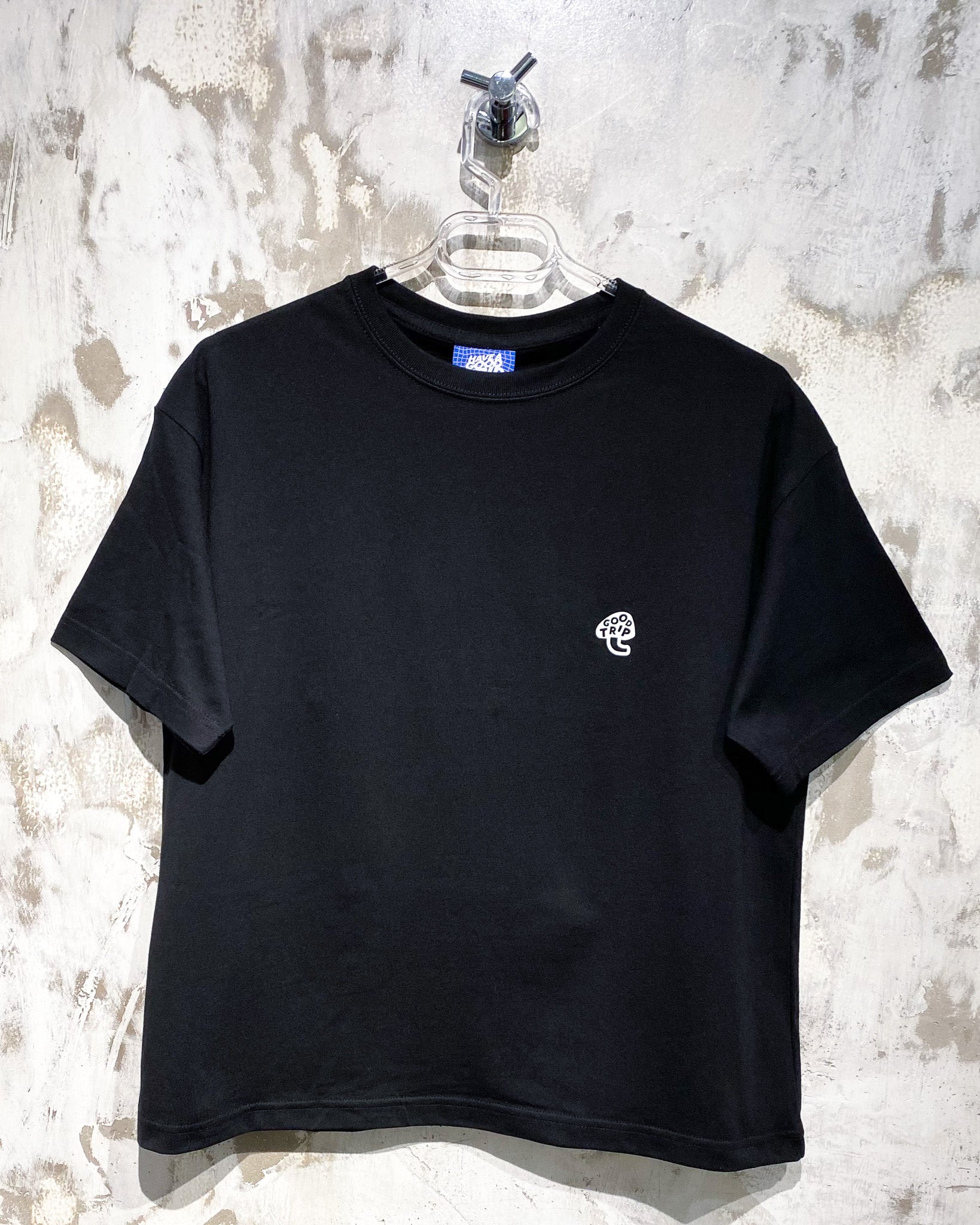 Good Trip Coffee Black T-Shirt with White Ink