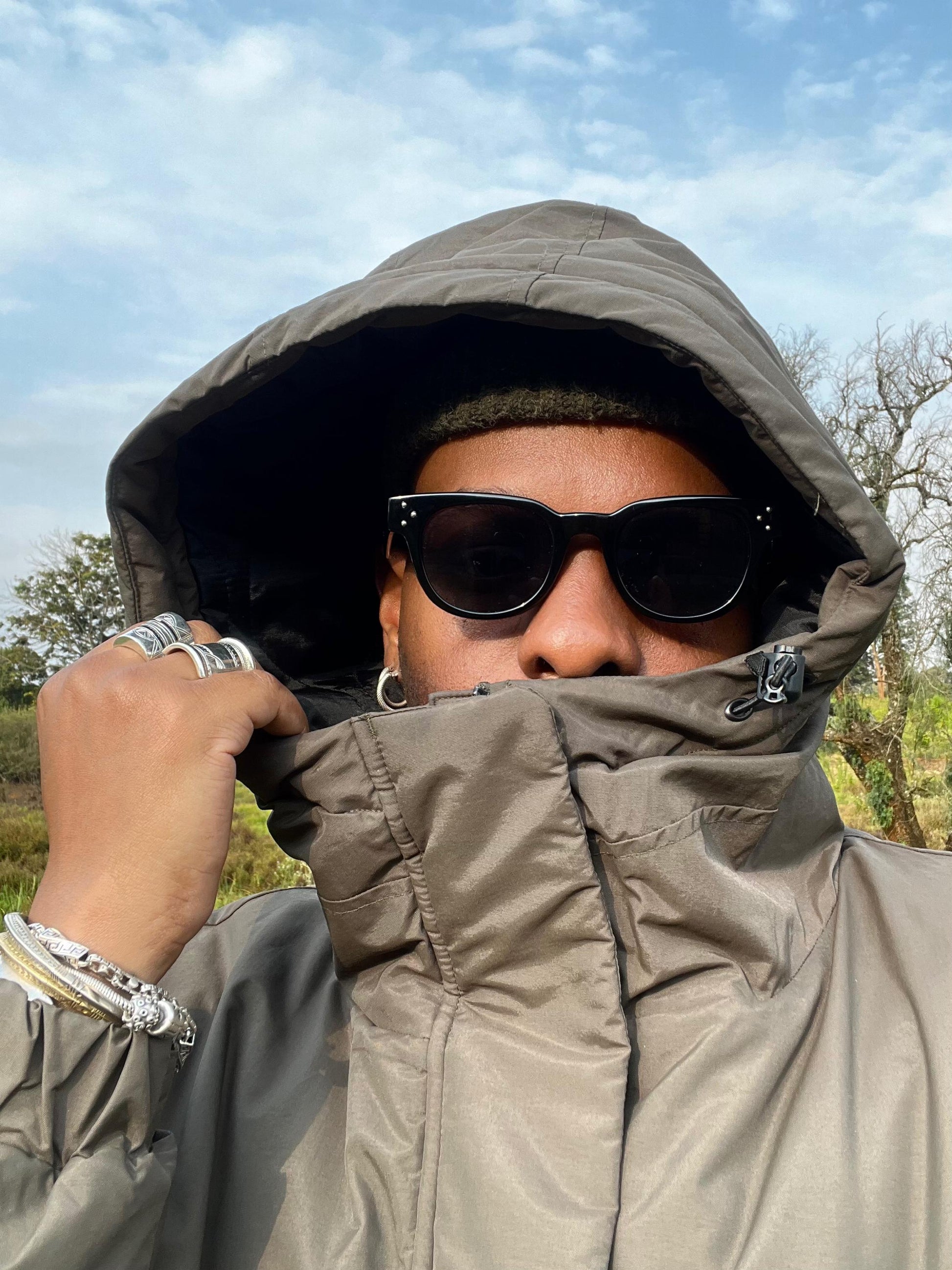 Oversized Olive Winter Nyumbani Jacket