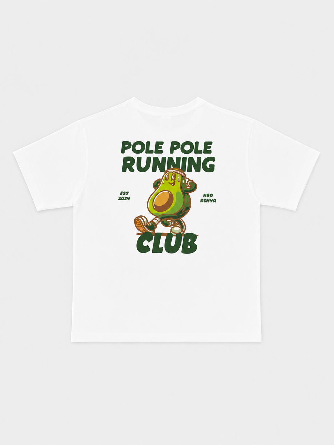 Pole Pole Running Club White T-Shirt