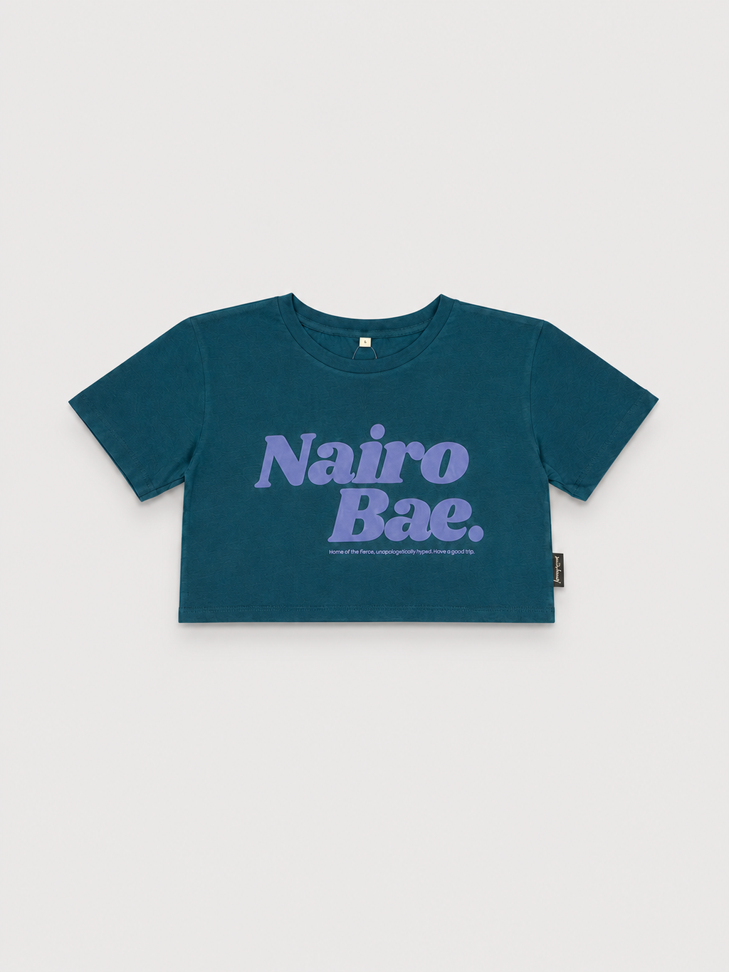 Nairobae Petrol Crop - Top Blue Ink