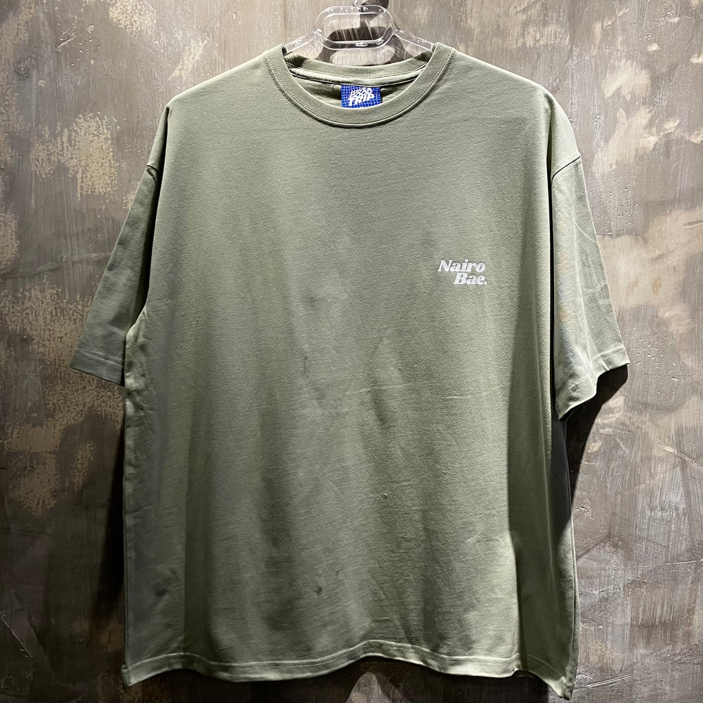 Nairobae Sage T-shirt With White Ink