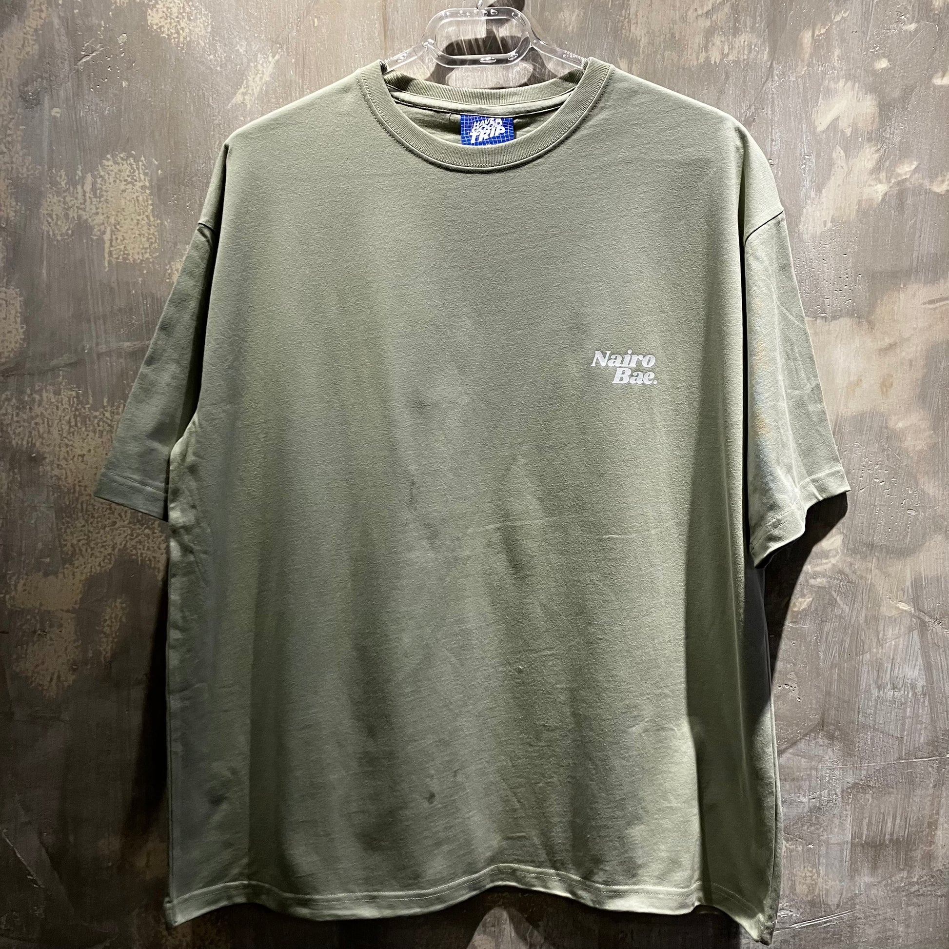 Nairobae Sage T-shirt With White Ink