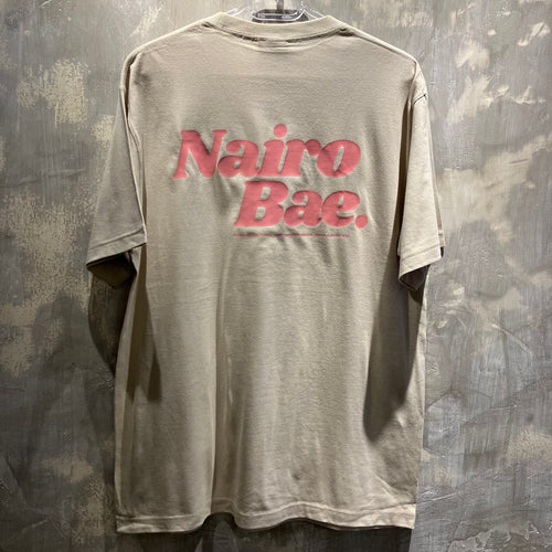 Nairobae Beige T-Shirt Peach Ink