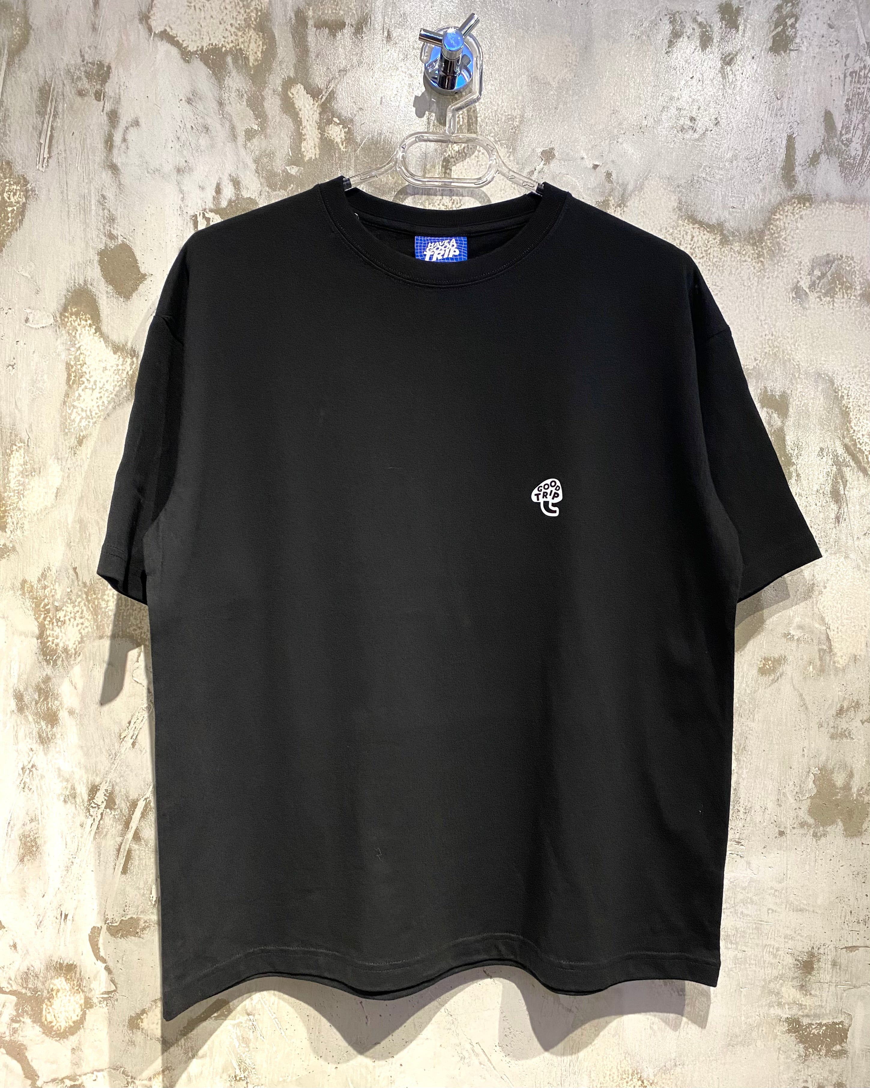 Good Trip Coffee Black T-Shirt with White Ink