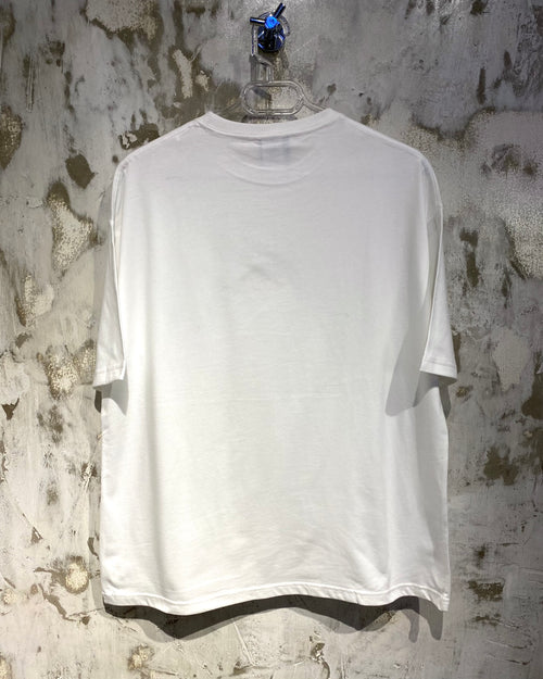 Nairobi Traffic White T-Shirt with White Ink