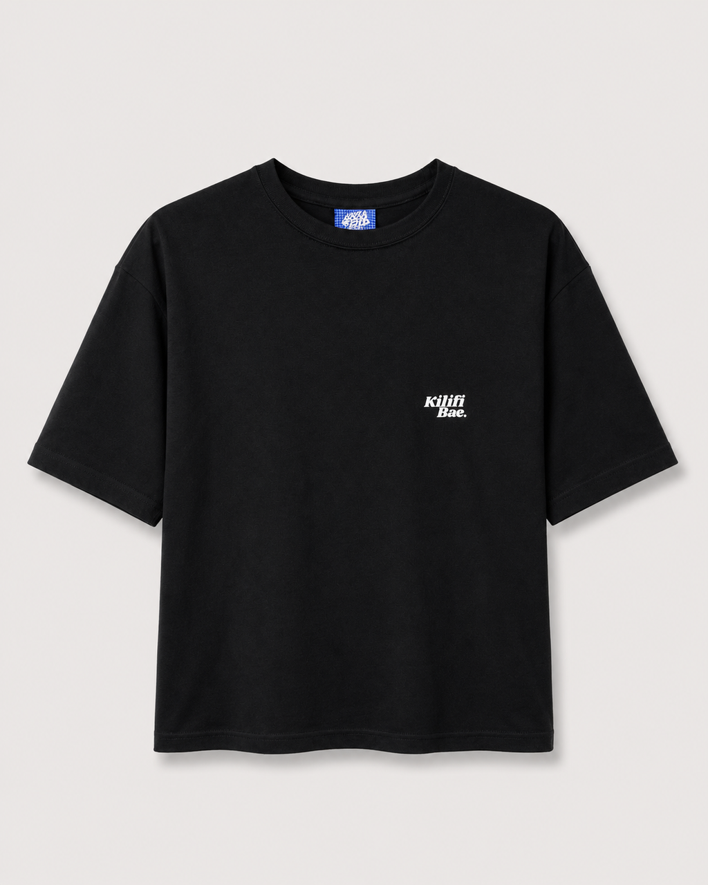 Kilifi Bae Black T-Shirt with White Ink