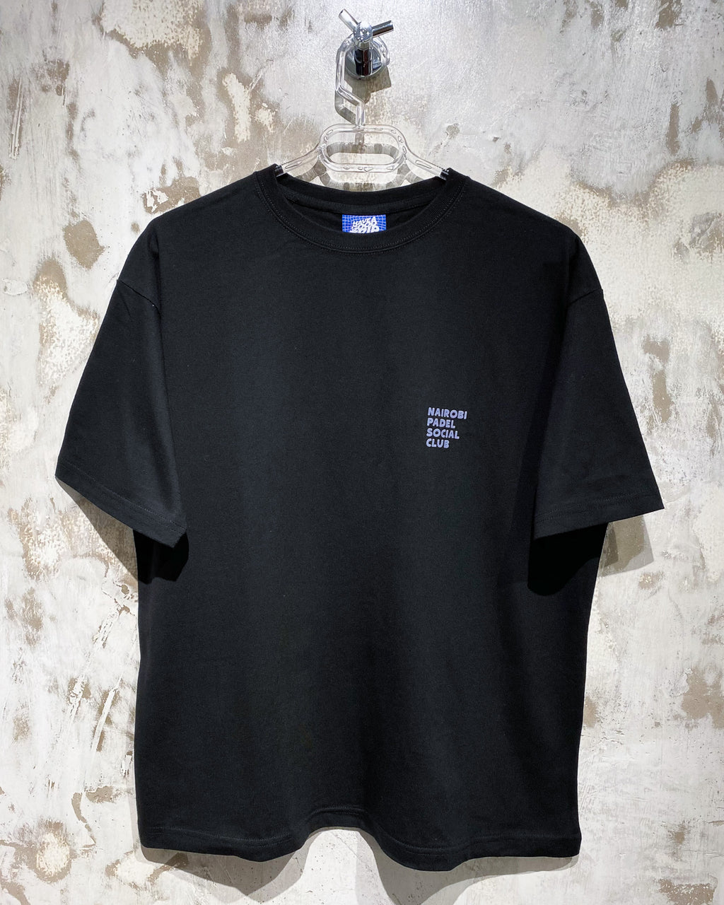 Nairobi Padel Social Club Black T-Shirt with Purple Ink