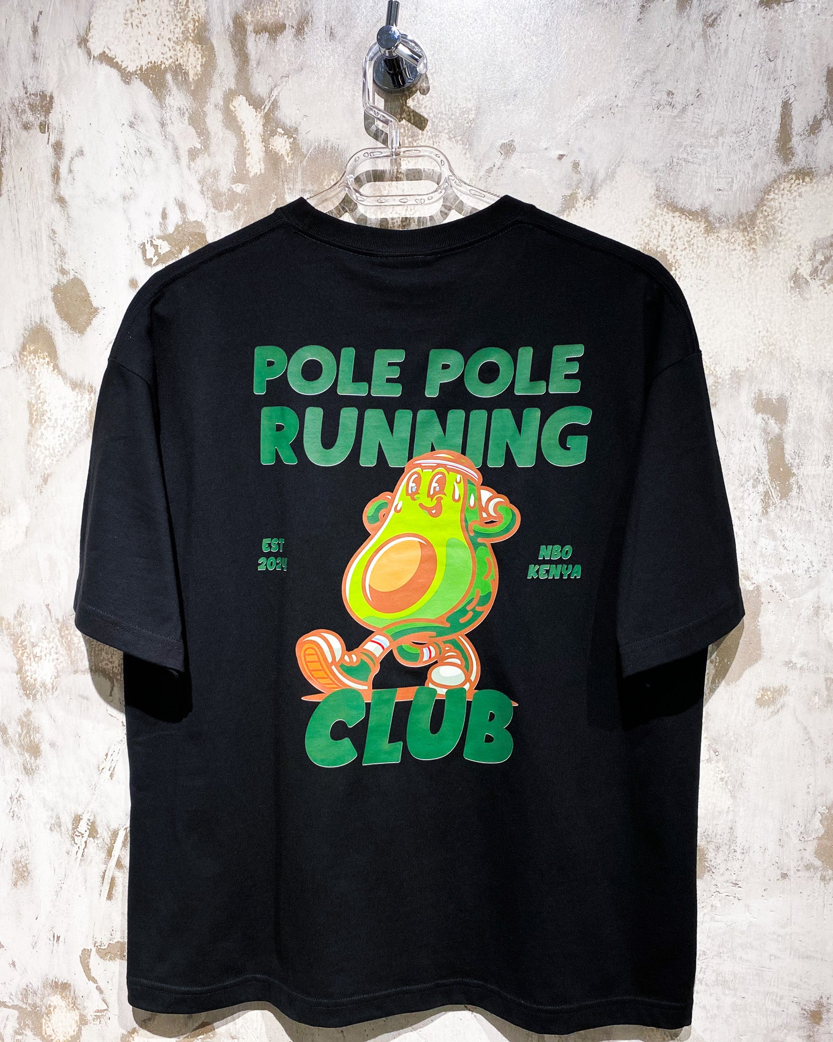 Pole Pole Running Club Black