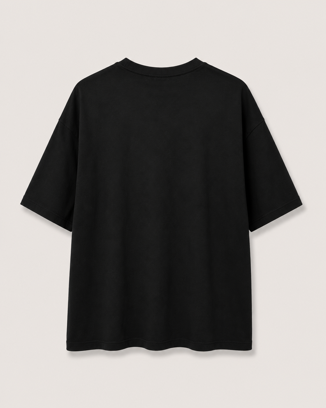 Sawa Black T-Shirt with White Ink