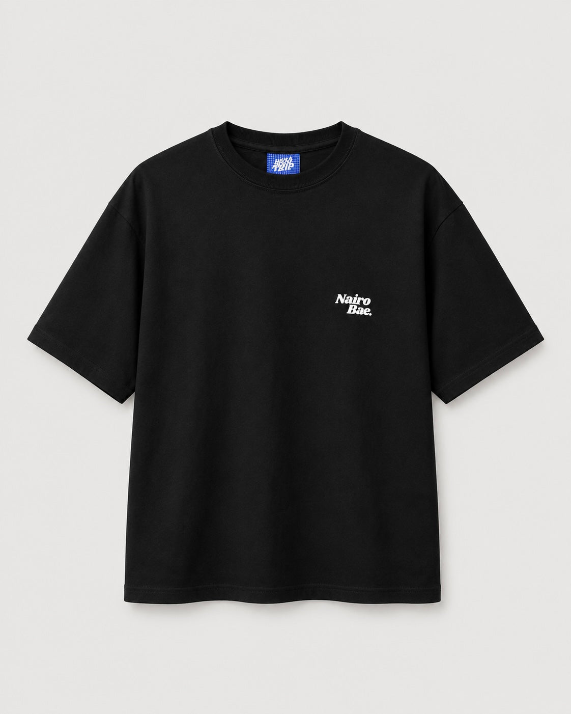 Nairobae Black T - Shirt White ink
