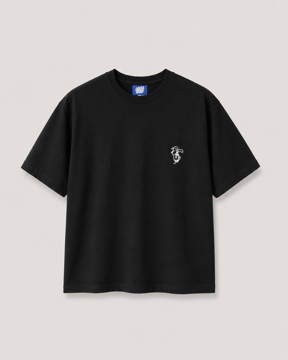 Padel Social Club Black T-Shirt with White Ink