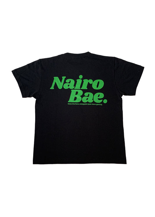 Nairobae Black with Green Ink