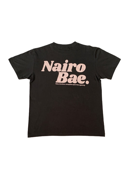 Nairobae Charcoal with Peach Ink