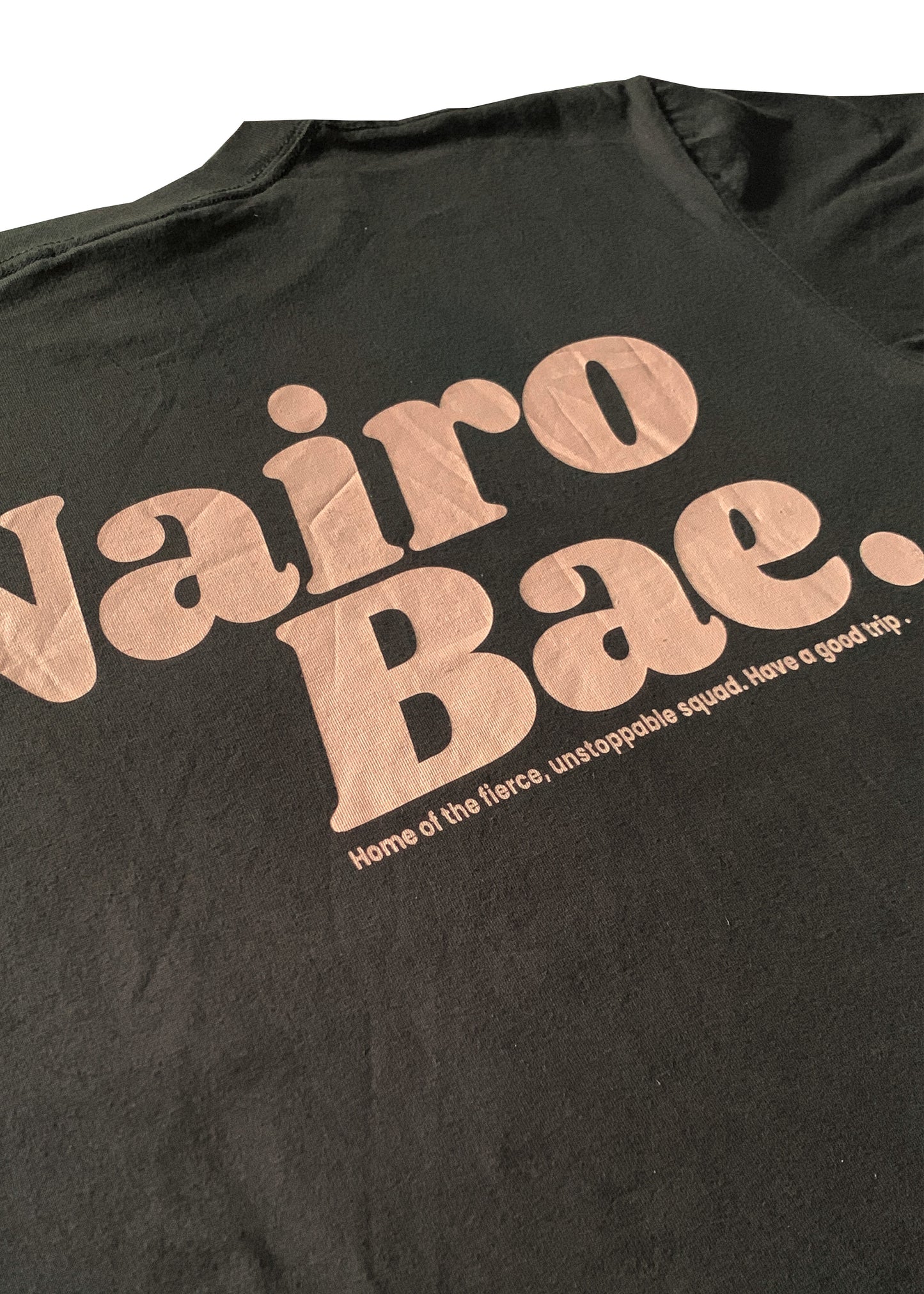 Nairobae Charcoal with Peach Ink