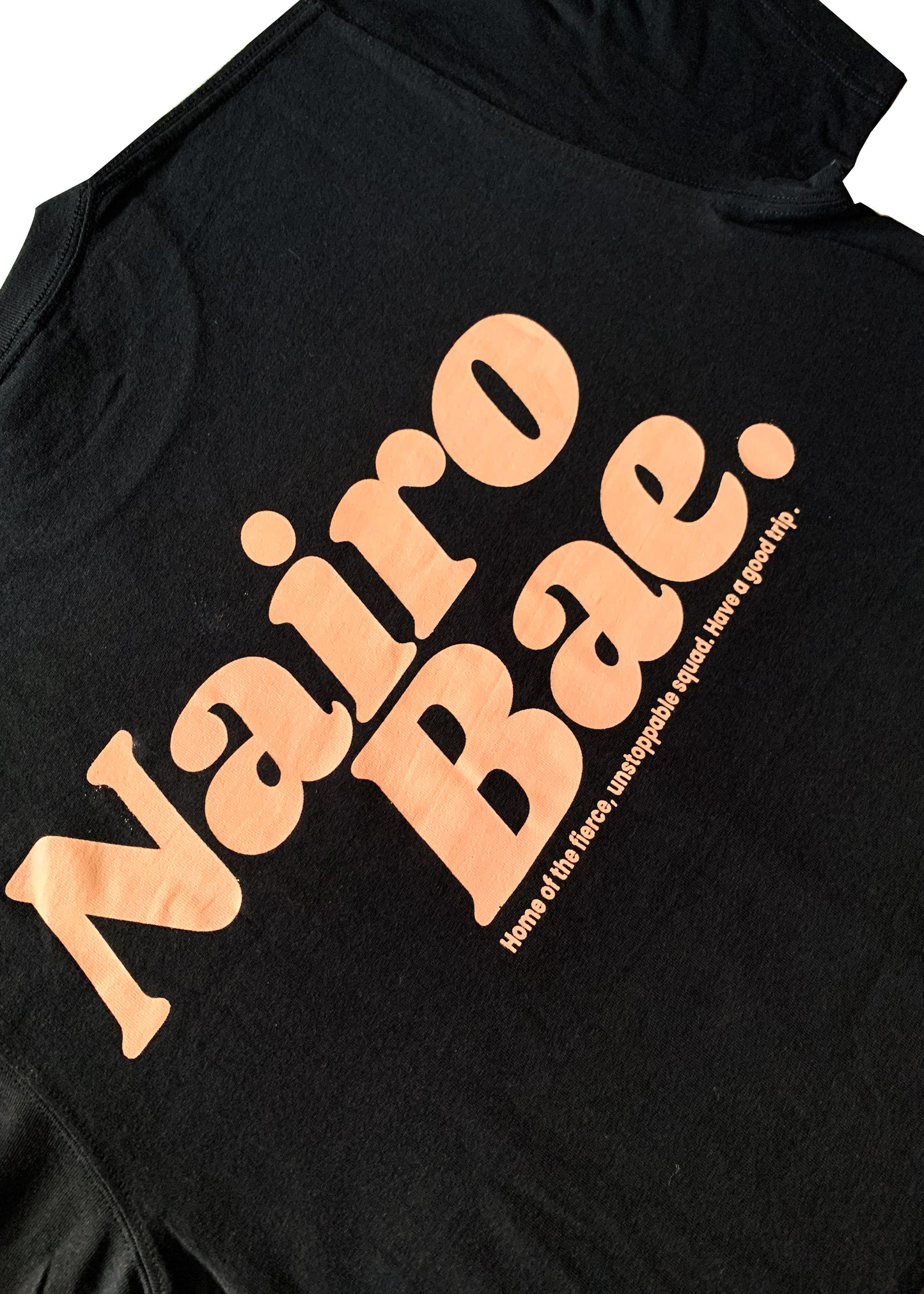 Nairobae Black with Peach Ink