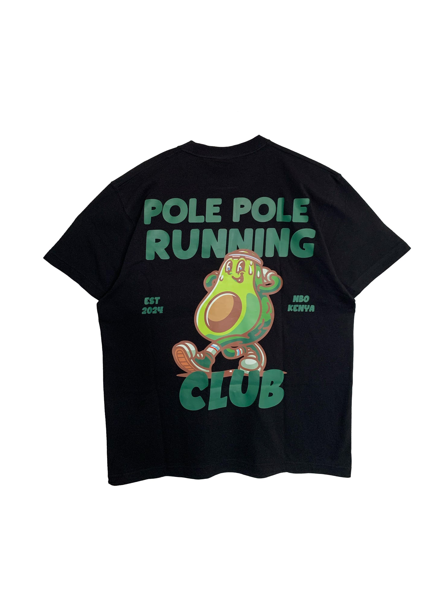 Pole Pole Running Club Black