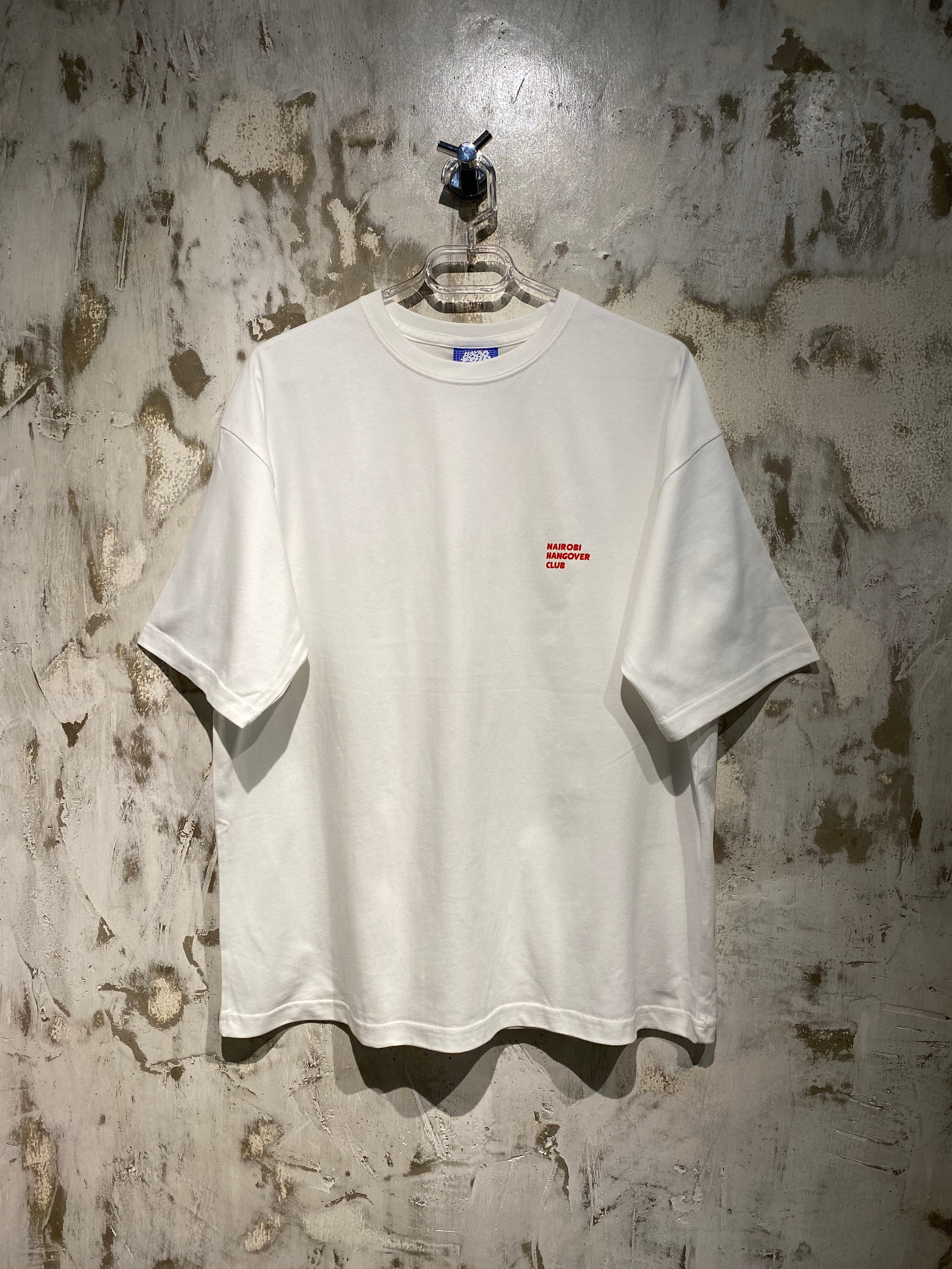 Hangover Club White T-Shirt with Red Ink