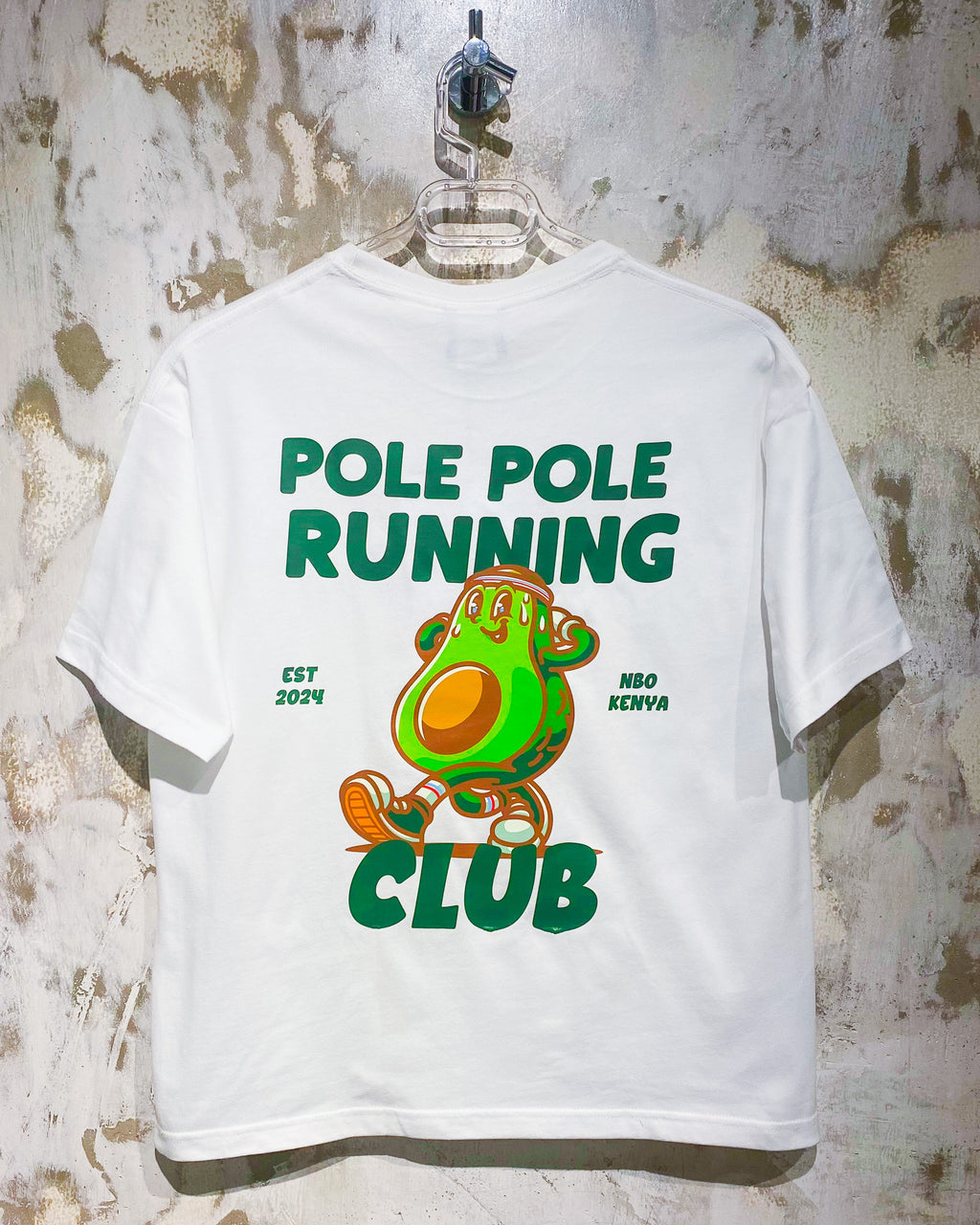 Pole Pole Running Club White T-Shirt